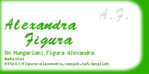alexandra figura business card